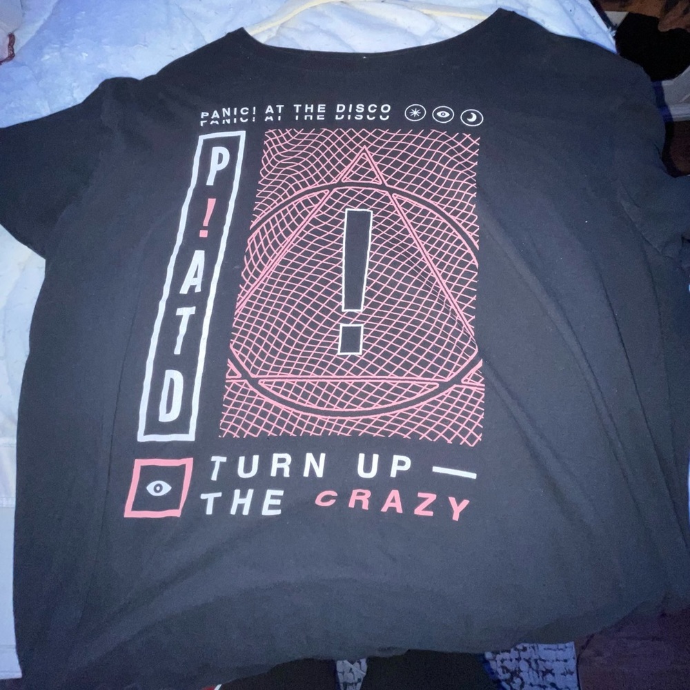 panic! at the disco emo large oversized shirt goth